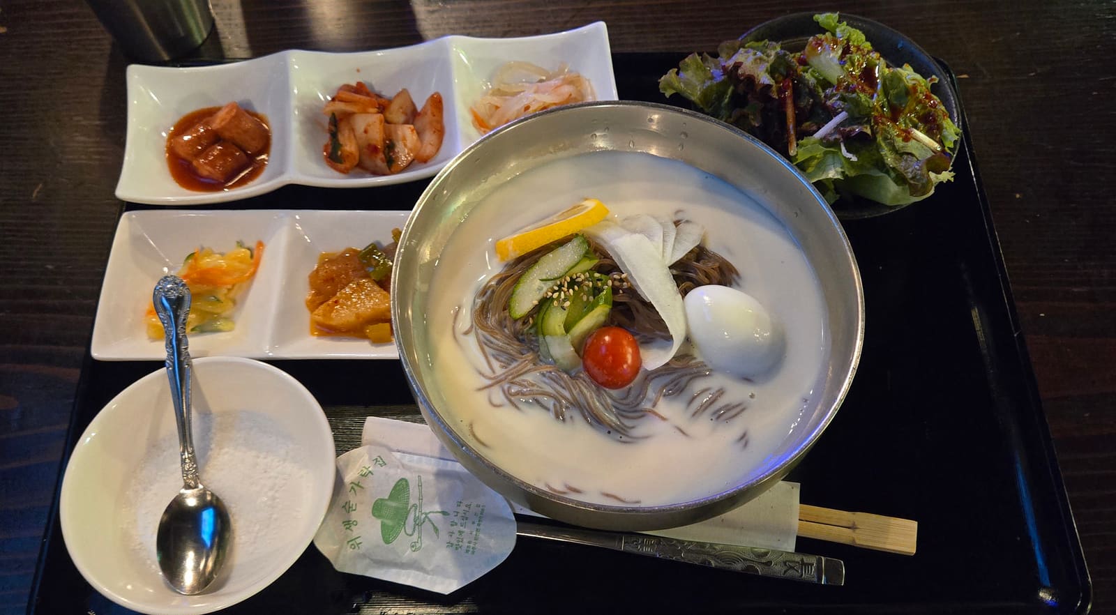 豆乳冷麺定食